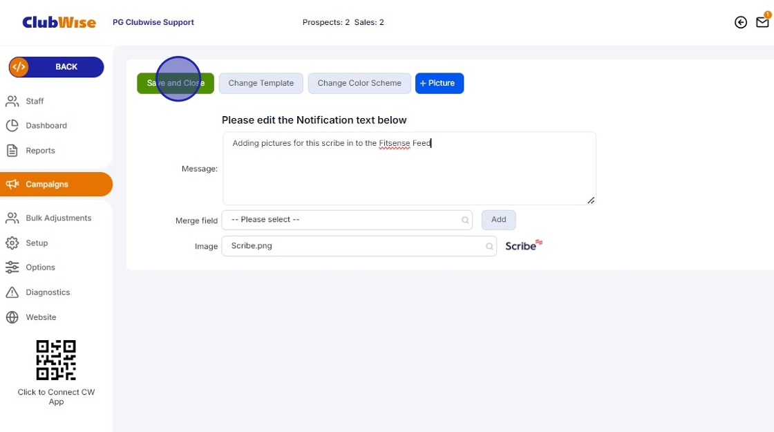 How to add images when creating a FitSense feed