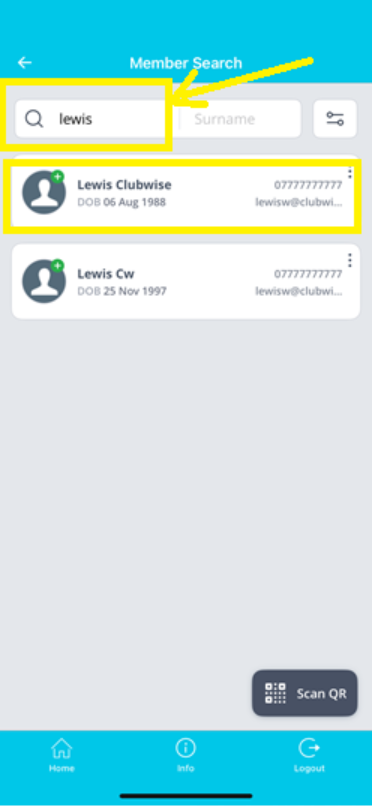 ClubWise Mobile - Digital Signature & Members