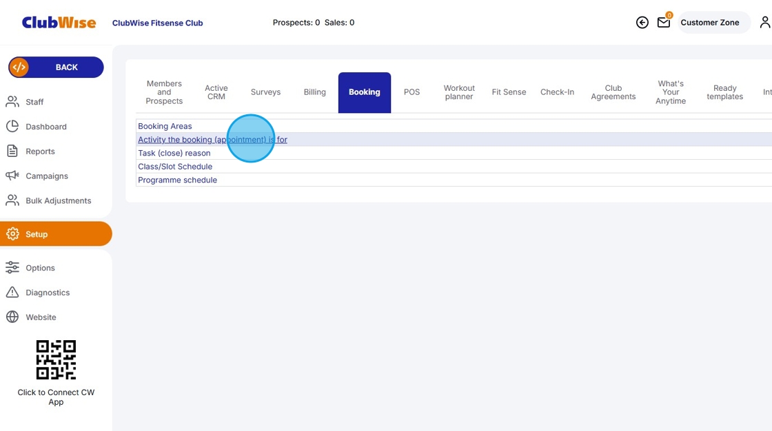 Bookings - Activity Descriptions