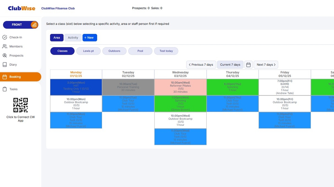 Booking Booking Classes Confirming Attending Repeating